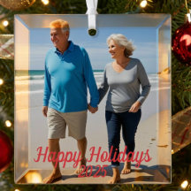 Foto Prettig Vakantie Rood personaliseer