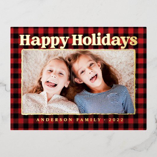 Foto Prettige feestdagen Pset Pattern (Voorkant)