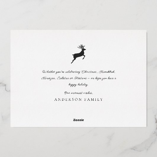 Foto Prettige feestdagen Pset Pattern (Achterkant)