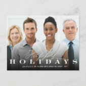 Foto Prettige feestdagen uw zakelijke Logo (Voorkant)