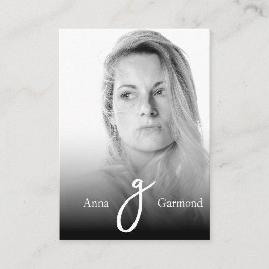 *~* Foto Professional Simple AP31 QR Minimal Visitekaartje (Voorkant)