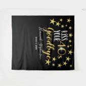 foto prop afscheid veertigers virtuele feest wandkleed (Voorkant (horizontaal))