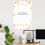 Foto Prop Frame Poster Roze Goud Stippen (Thuiskantoor)