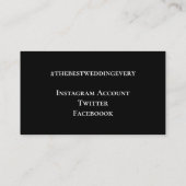 Foto Prop Sign Party Visitekaartje (Achterkant)