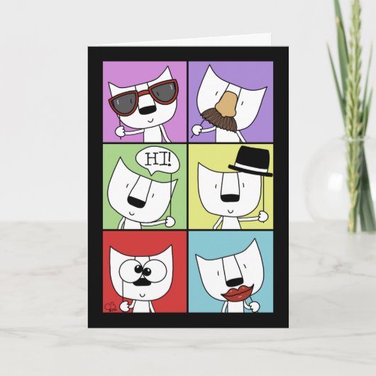 Foto Props Katten Kaart (Voorkant)