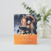 Foto: Provincie nieuwjaarsfeestdag - Seizoensgebon Feestdagenkaart (Staand voorkant)