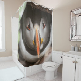Foto Puffin Douchegordijn