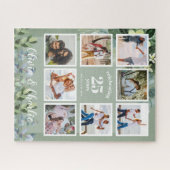 FOTO puzzel bruiloft Jubileum groen thema (Horizontaal)