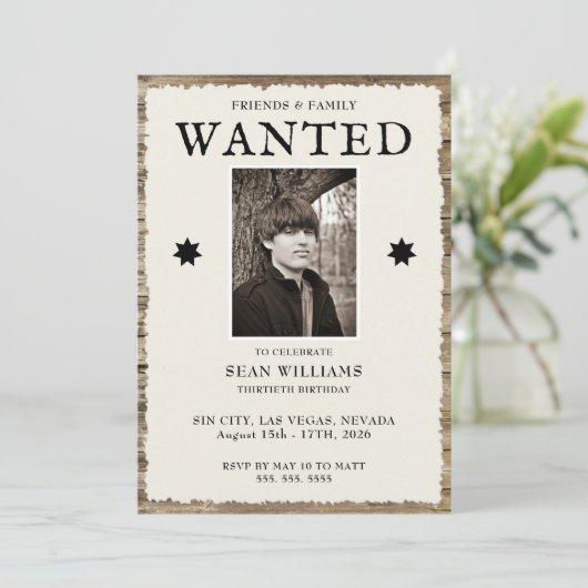 Foto & QR-code 30e verjaardag Kaart (Staand voorkant)