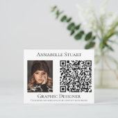 Foto QR-code Bedrijf Groot Briefkaart (Staand voorkant)