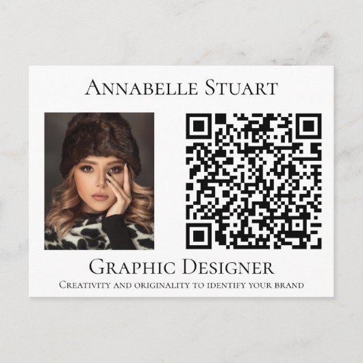 Foto QR-code Bedrijf Groot Briefkaart (Voorkant)