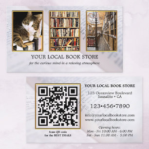 Foto QR-code Boeken Retail Bedrijfskaart Visitekaartje