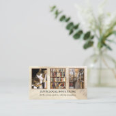 Foto QR-code Boeken Winkel Visitekaartje (Staand voorkant)