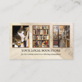Foto QR-code Boeken Winkel Visitekaartje (Voorkant)