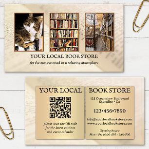 Foto QR-code Boeken Winkel Visitekaartje