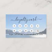 Foto qr code business logo klantenkaartje (Voorkant)