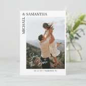 Foto QR-code De datum opslaan Kaart (Staand voorkant)