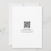 Foto QR-code De datum opslaan Kaart (Achterkant)