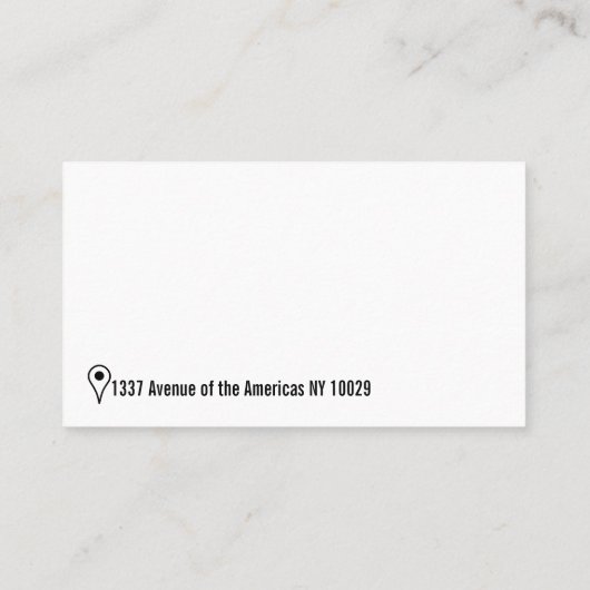 foto - qr - code en pictogrammen voor sociale medi visitekaartje (Achterkant)