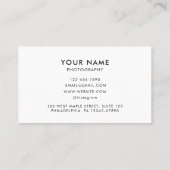 Foto QR-code, Fotograaf Fotografie Bedrijf C Visitekaartje (Achterkant)