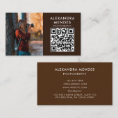 Foto QR Code, Fotograaf Fotografie Visitekaartje (Voorkant / Achterkant)