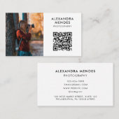 Foto QR Code, Fotograaf Fotografie Visitekaartje (Voorkant / Achterkant)