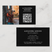 Foto QR Code, Fotograaf Fotografie Visitekaartje (Voorkant / Achterkant)