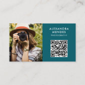 Foto QR Code, Fotograaf Fotografie Visitekaartje (Voorkant)
