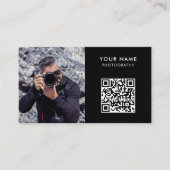Foto QR Code, Fotograaf Fotografie Visitekaartje (Voorkant)