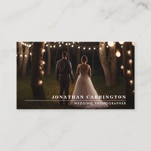 Foto QR Code Fotograaf Visitekaartje (Voorkant)