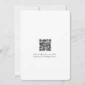 Foto QR-code Huwelijk Save the Date (Achterkant)