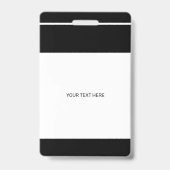 Foto QR CODE logo collectieve werknemer-ID Badge (Achterkant)