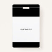 Foto QR CODE logo collectieve werknemer-ID Badge (Achterkant)