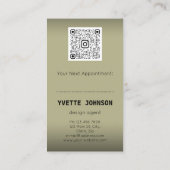 Foto Qr Code Logo Professional Consulting Green Visitekaartje (Achterkant)