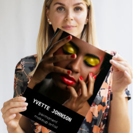 Foto Qr Code Logo Professional Makeup Artist SPA Visitekaartje