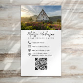 Foto QR-code makelaar Visitekaartje