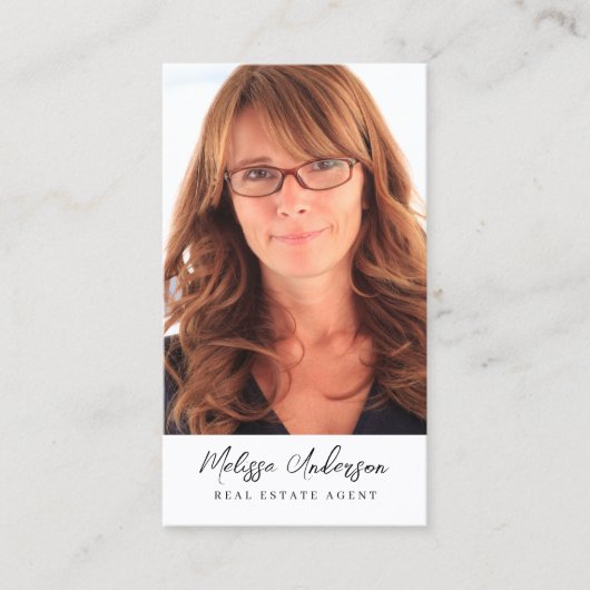 Foto QR-code makelaar Visitekaartje (Voorkant)