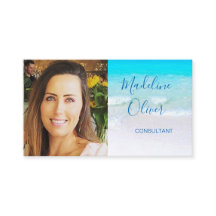 Foto QR Code Ocean Beach Zee Travel Blue