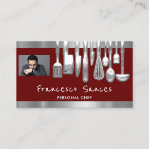 Foto QR Code Personal Chef Cooking Burgundydì Visitekaartje