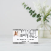 Foto QR Code Personal Chef Cooking Lounge White Visitekaartje (Staand voorkant)