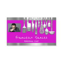 Foto QR Code Personal Chef Cooking Paars