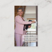 Foto QR Code Real Estate Agent Visitekaartje (Voorkant)