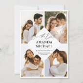 Foto QR-code Sla de uitnodiging voor de datum op (Voorkant)