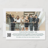 Foto QR-code Vastgoedbelegging Feestdagenkaart (Achterkant)