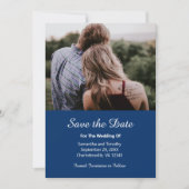 Foto QR Code Verloving Weddenschap Save the Date (Voorkant)