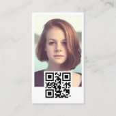 Foto qr-code visitekaartje (Voorkant)