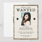 Foto & QR-code vrijgezellenfeest Kaart (Voorkant / Achterkant)