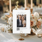 Foto QR Code Wedding Galery Kaart