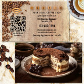 Foto QR Code WiFi Coffee Shop Loyalty Kaart