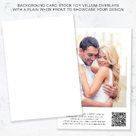 Foto QR-code Witte achtergrond voor Vellum Overlay Kaart